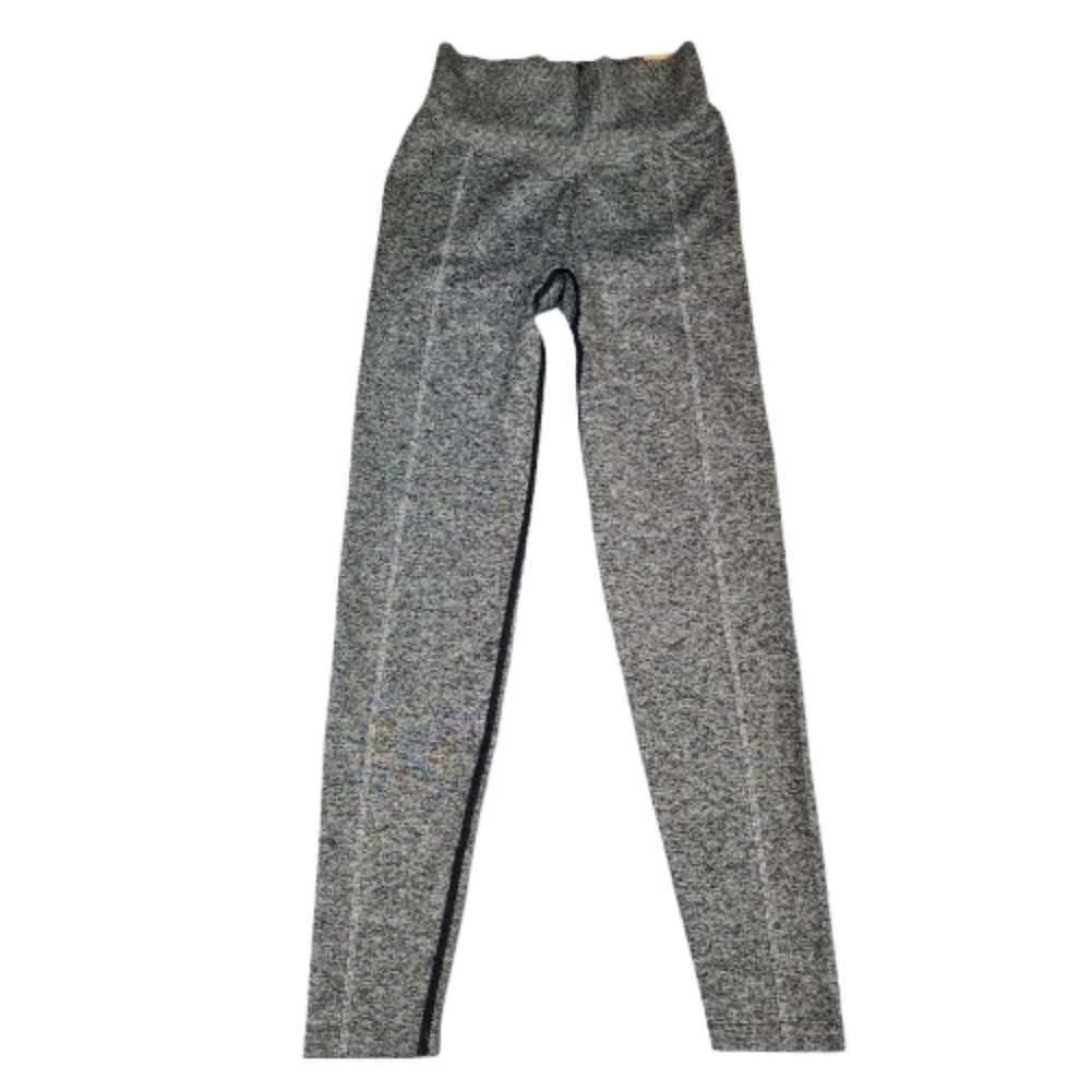 PINK by Victorias Secret Black/Gray High Waist Full Length Legging Womens Small